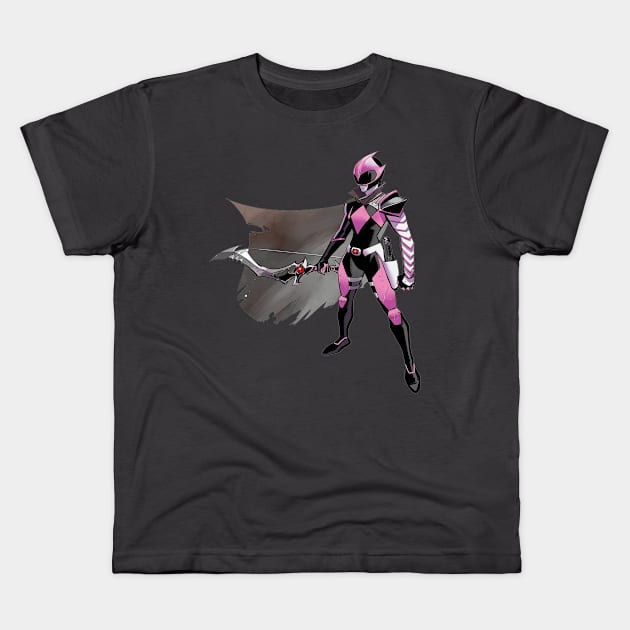 Pink rangers Kids T-Shirt by THE H3 PODCAST OFFICIAL